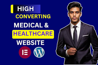 design any medical,clinic,healthcare, dental, or doctor website