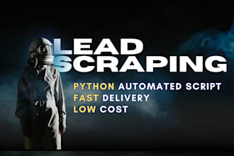 make lead scraping python script