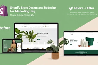 design, redesign, clone, copy, revamp shopify dropshipping store shopify website