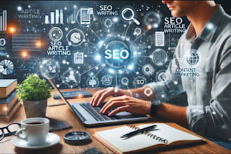 do SEO article writing, blog post writing or content writing
