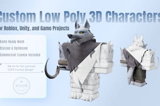 model low poly roblox characters pbr
