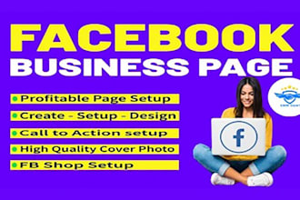 create and setup facebook business page