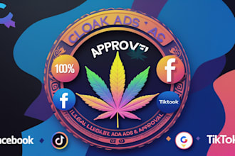get ads approval for cbd, nutra, crypto, forex, vapes, replica, kratom by cloak