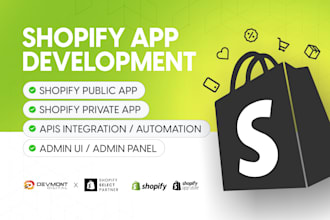 develop a custom shopify app