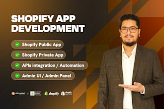 develop a custom shopify app