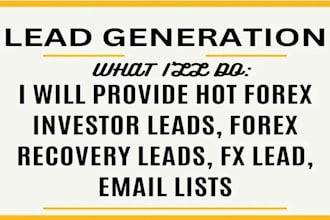 iban data crypto leads, forex leads, depositor leads, crypto email list