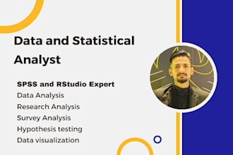 do data analysis in spss and rstudio