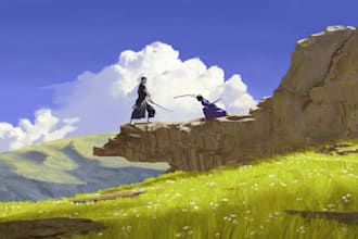 do concept art and fantasy illustrations