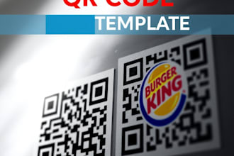 create eye catching and profassional custom qr code design with logo