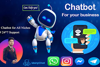create chatbot for social media platforms using manytcha