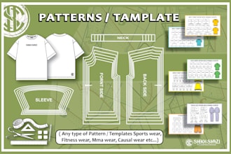 create a sewing pattern for your brand apparel