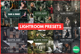 create lightroom presets pack for personal use or reselling