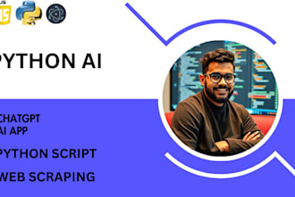 do python ai, ai chatbot, web scrapng, ai app automation, llm, rag, nlp, api
