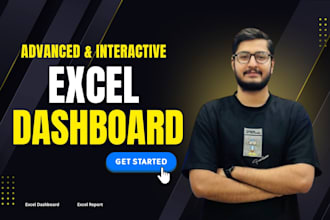 create an interactive excel dashboard and report