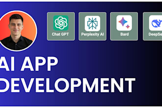 develop ai app, ai saas, ai website , ai chatbot