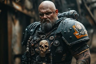 create a miniatures for warhammer 40k and age of sigma