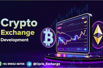 develop secured crypto exchange website, mobile apps