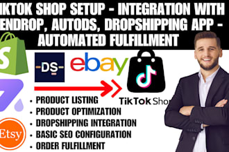setup tiktok shop dropshipping integration zendrop autods automated fufillment