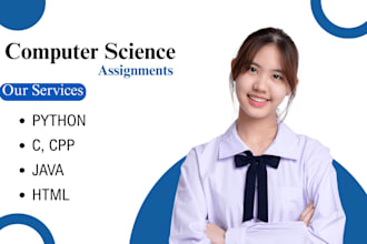 assigned computer science python java c cpp programming tasks and projects