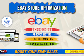 do ebay product listing, ebay SEO listing to boost your sales and traffic