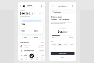 develop fintech app business account app money transfer app neobank app