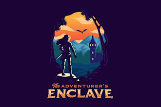 design an outstanding travel, mountain, or adventure logo