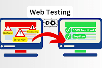 do QA, automated usability testing for website or web app, bugs, review