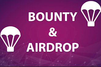 develop saas ai crypto ico, ido and airdrop finder, bounty finder website