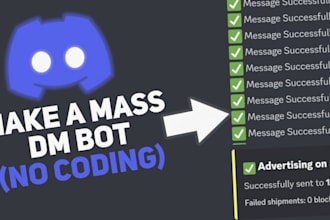 setup linkedin bot, twitter slack bot, job finder bot, linke din mass dm bot