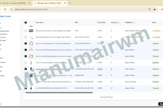 create and optimize walmart listings with wfs and SEO expert