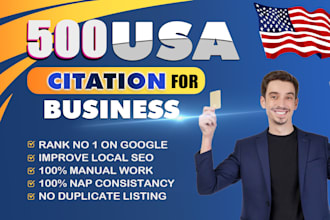 do top 500 USA local citations and directories