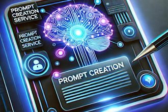 create creative ai prompts related to your idea