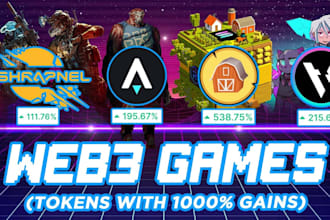 make your own coin, token with web3 gaming website and app