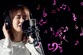 write and sing edm hip hop pop rock song or be your female vocalist