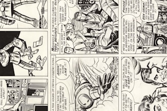 draw retro comic, old school comic , 60s 70s 80s retro vintage comic ,pop