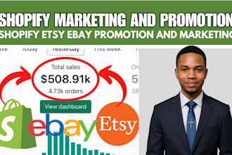 promote advance shopify etsy shop traffic promotion sales rank seo optimization