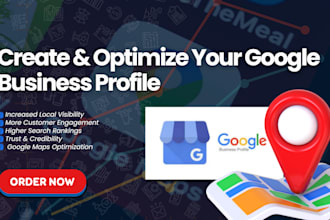 create and optimize google business profile local seo