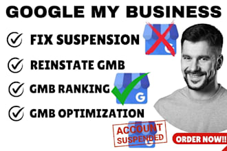reinstate and fix your google my business suspended profile, business profile