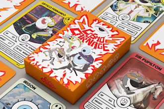 design card game, board game trading card game, card template design card mockup