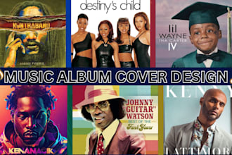 design album cover single music cover art or mixtape cover design music artwork