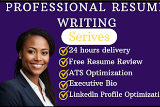 provide professional resume writing services cover letter for executives field