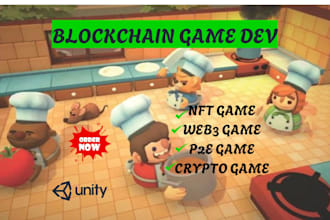 do web3 blockchain game development nft p2e game metaverse game in unity engine