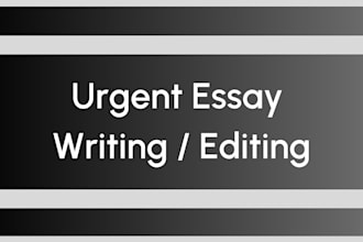 write, rewrite, ghostwrite or copyedit urgent essay or seo article for you
