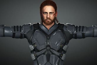 3drealistic metahuman,character modelling,3d character modelling,xgen hair model