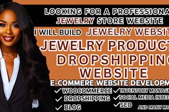 jewelry ecommerce website trendy jewelry dropshipping store for fast sales