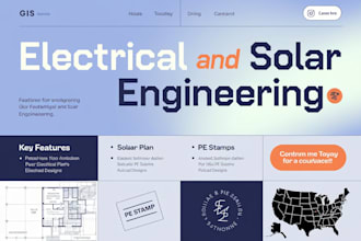 do ca, fl, tx electrical and solar engineering plan, review and stamp