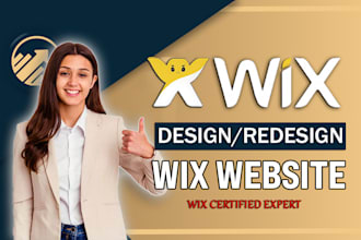 create wix website or redesign wix website