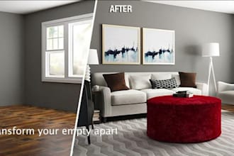 virtual staging furniture virtual renovation fo real estate home interior design