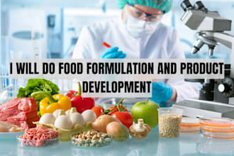 do food formulation and product development