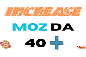 increase domain authority moz da 40 plus permanent